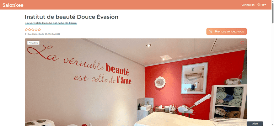 Salonkee home page