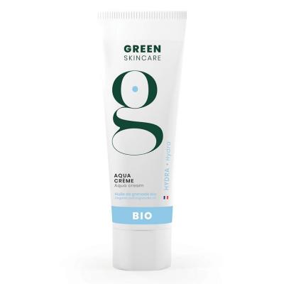 Creme aqua gamme hydra green skincare atelier des delices lecocondeclea zoom
